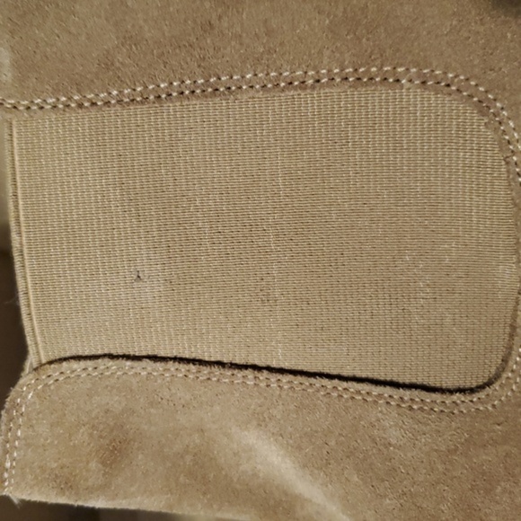 Steve Madden oatmeal Suede Leopold slip on Chelsea ankle‎ boot Booties size 12 - Picture 12 of 12